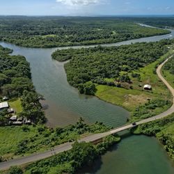 Aerial drone photography in Fiji - Vunivadra Waiwai